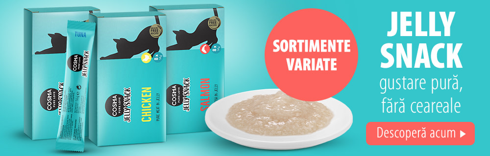 Răsfață pisica cu Cosma Jelly Snack!