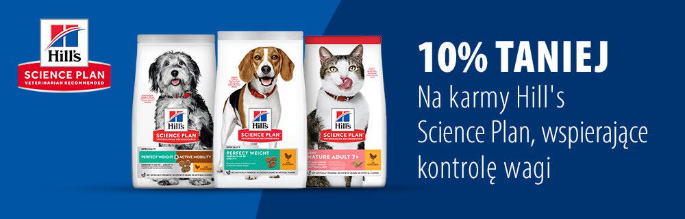 Miliony zwierząt domowych schudły dzięki karmom Hill's