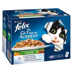 Felix Nassfutter - das schmeckt allen Katzen!