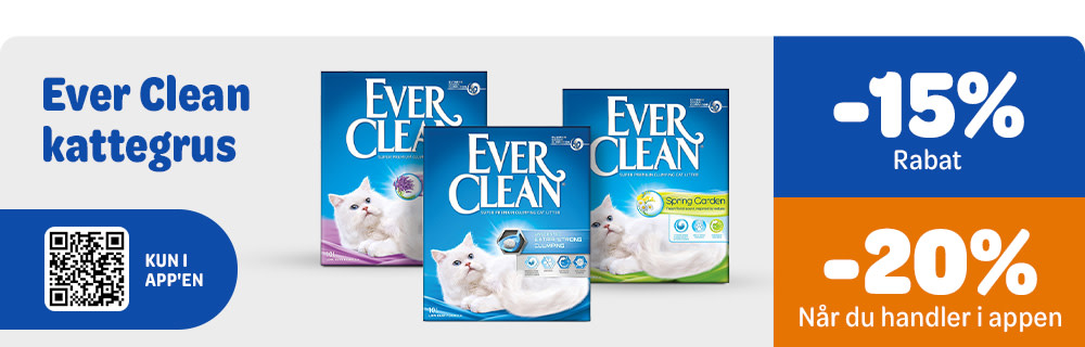 20% rabat på Ever Clean via appen