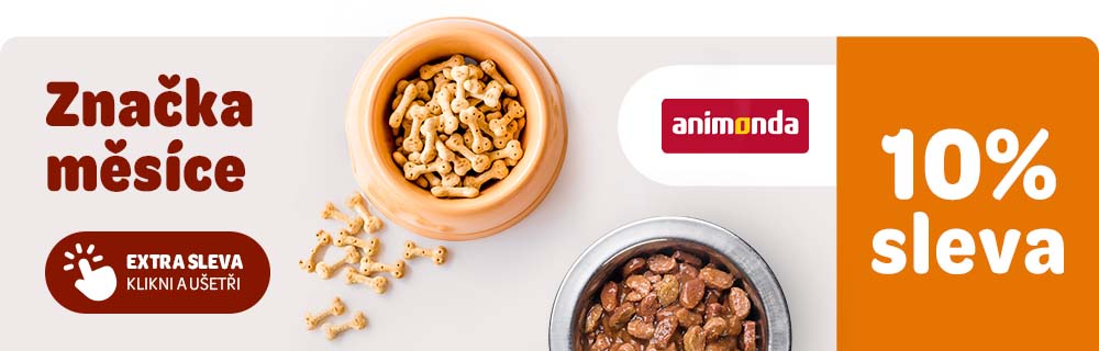 Značka měsice: Animonda. 10% sleva. Extra sleva - klikni a ušetři.
