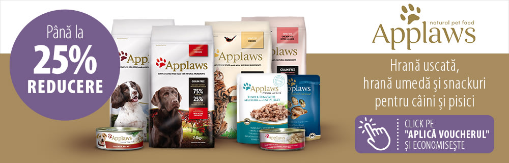 Până la -25% reducere la Applaws hrană pentru câini și pisici!