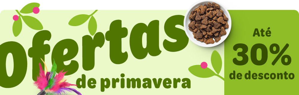 Ofertas de primavera - até 30 % de desconto