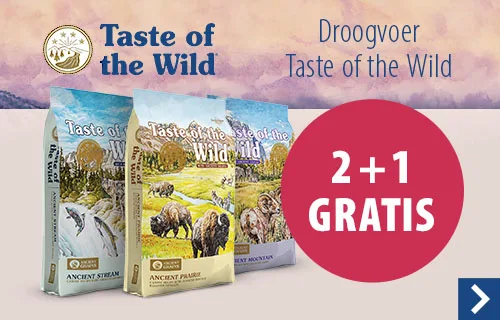 2 + 1 Gratis! Taste of the Wild 2,27 kg droogvoer