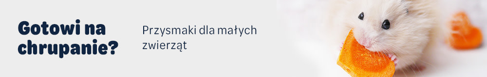 Przysmaki i witaminy dla małych zwierząt