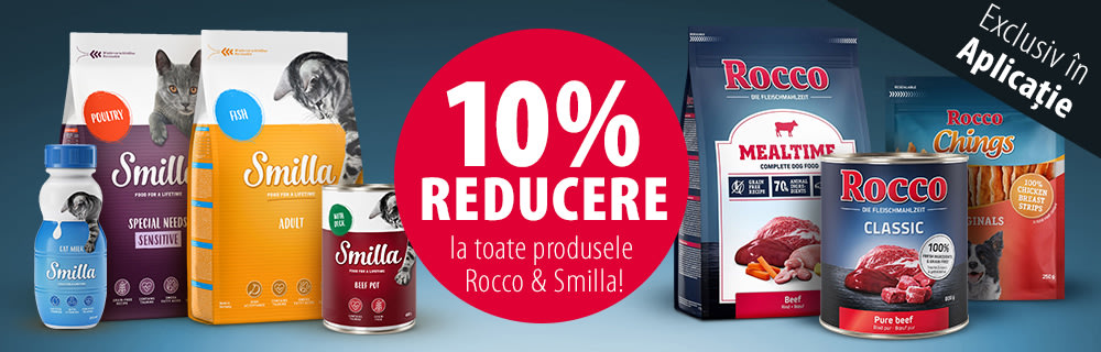 Ai 10% reducere la toate produsele Rocco & Smilla, exclusiv în aplicație!