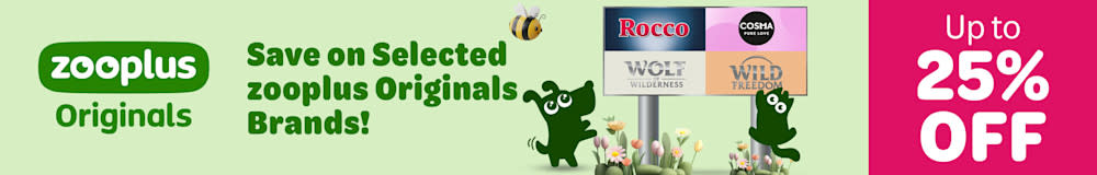 Up to 25% off Selected zooplus Originals