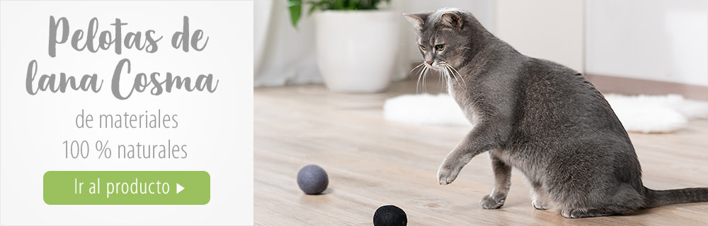 Pelotas de lana Cosma para gatos
