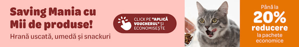 Până la 20% reducere la pachetele economice de hrană și snackuri