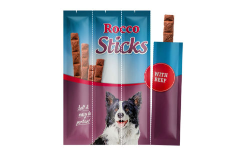 Rocco Sticks, Vită 12 bucăți (120 g)