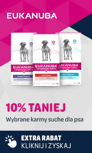 Sucha karma Eukanuba dla psa 10% taniej