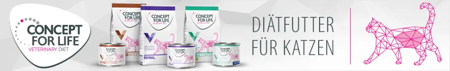 Concept for Life Veterinary Diet - maßgeschneidert für die besonderen Ernährungsbedürfnisse Ihrer Katze