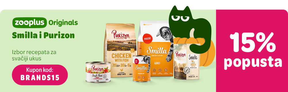 zooplus Originals. Smilla i Purizon. Kupon kod: BRANDS15. 15% popusta