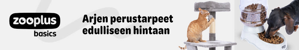 zooplus Basics. Arjen perustarpeet edulliseen hintaan.