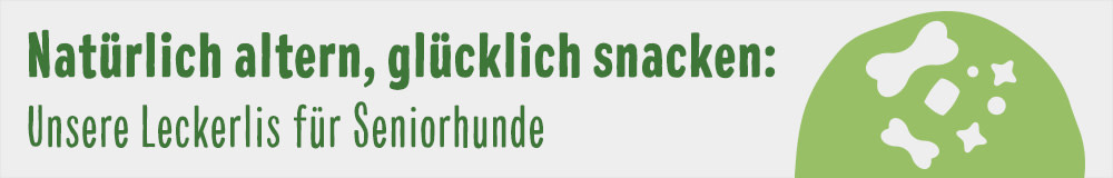 Snacks Senior-Hunde