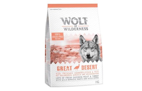 1 kg Wolf of Wilderness Adult 'Great Desert' 