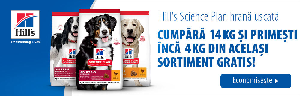 14 + 4 kg gratis! 18 kg Hill's Science Plan hrană uscată pentru câini