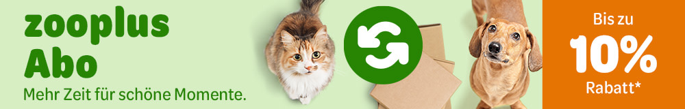 zooplus Abo - Bis zu 10% Rabatt