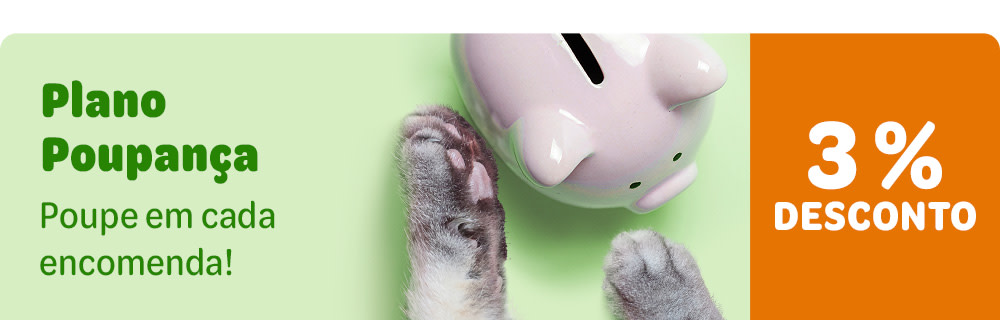 Plano Poupança - poupe em cada encomenda!
