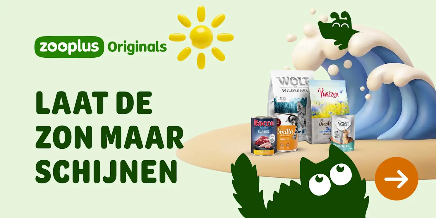 Dierenbenodigdheden bij zooplus Online dierenwinkel, dierenvoeding en -accessoires.