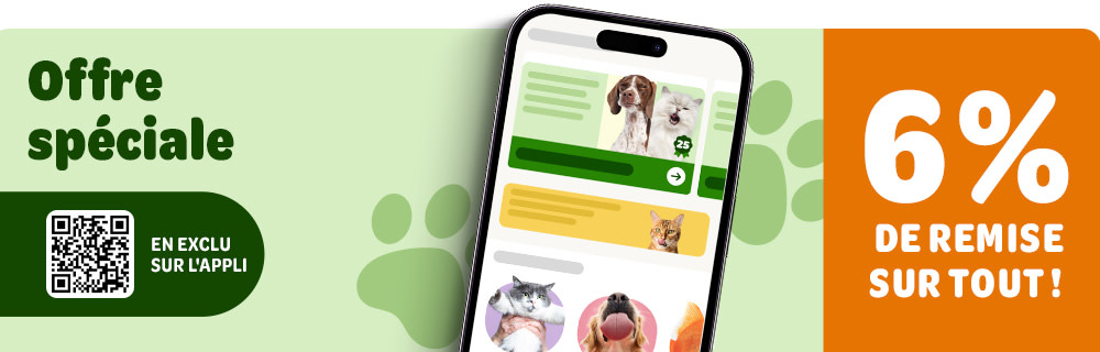 6 % de remise sur l'appli
