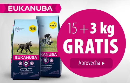 Eukanuba 18 kg pienso para perros en oferta: 15 + 3 kg ¡gratis!