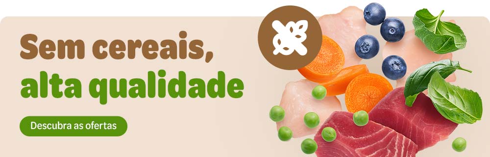 Marcas selecionadas sem cereais