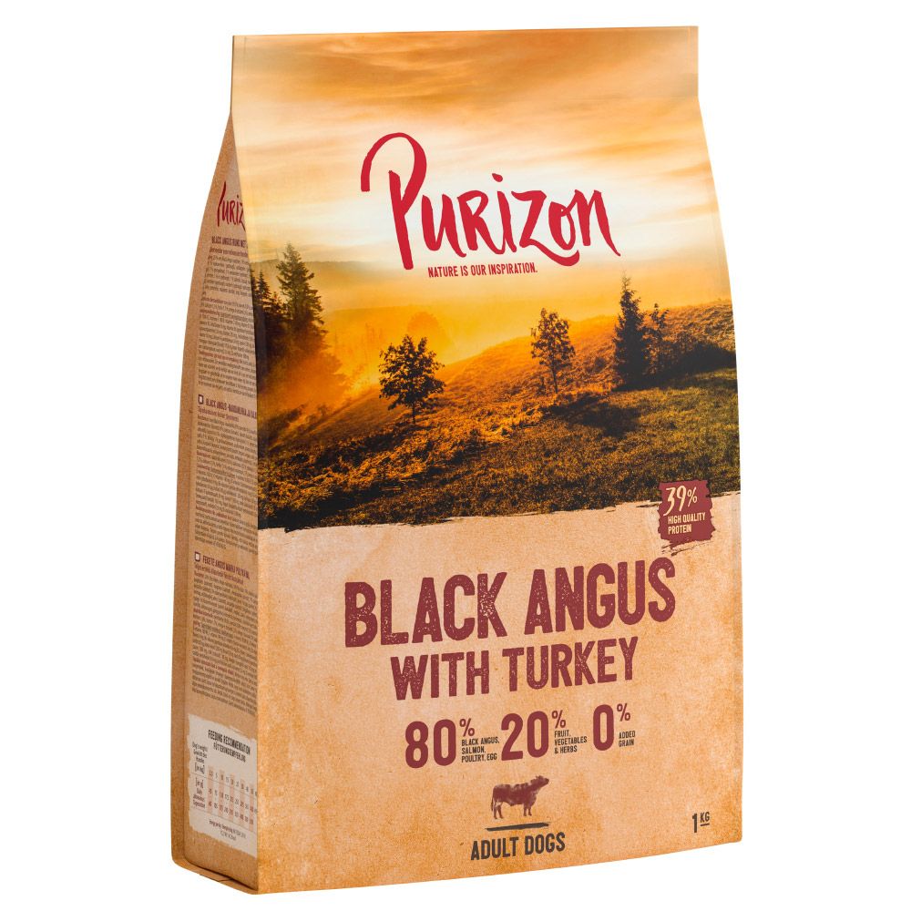 Purizon Black-Angus-Rind mit Truthahn Adult - getreidefrei