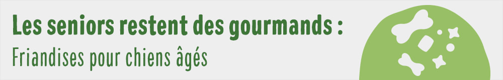 Friandises pour chiens seniors