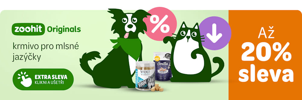 zoohit Originals - až 25% sleva. Extra sleva - klikni a ušetři