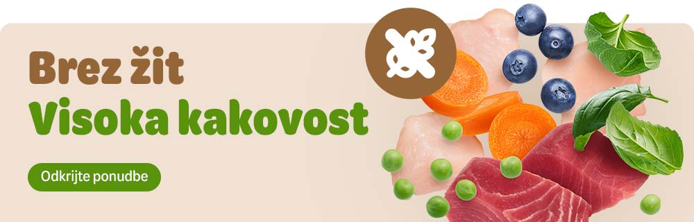 10% popust na izbrano hrano brez žitaric!