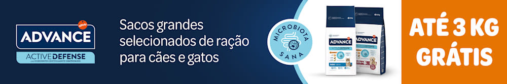 Ração para cães Advance em promoção: Até 3 kg grátis!