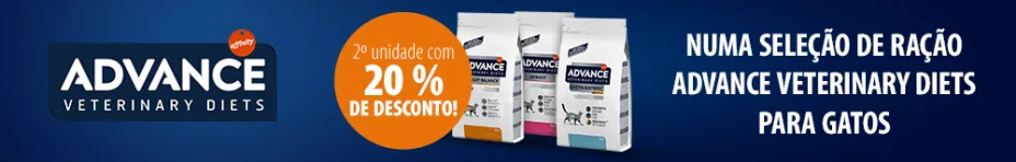 Advance Veterinary Diets ração para gatos em promoção: 2ª ud. a -20 %