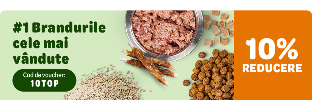 10% reducere #1 Brandurile cele mai vândute. Cod de voucher: 10TOP