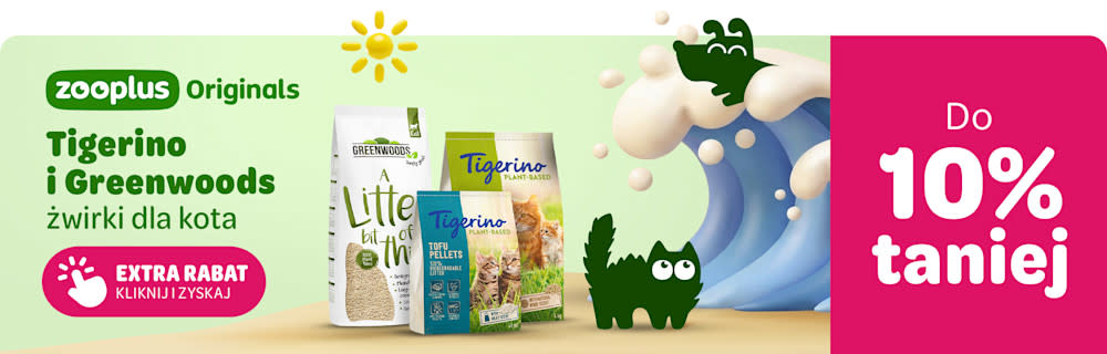 Do 10% zniżki na żwirki: Tigerino i Greenwoods