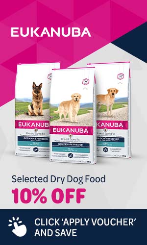 10% Off Selected Eukanuba Dry Dog Food