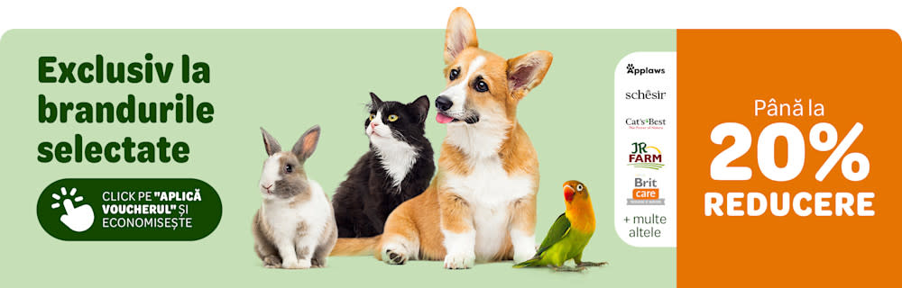 Până la -20% reducere la Schesir, Applaws, Cat's Best și multe altele! 