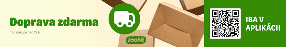 Doprava zdarma - iba v aplikácii pri nákupe nad 19 EUR.