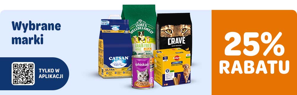 25% rabatu na produkty wybranych marek