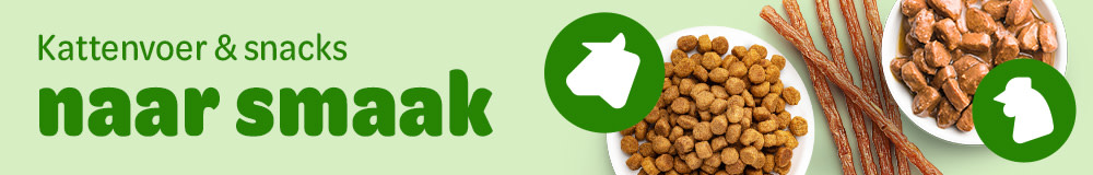Naar smaak kat - banner