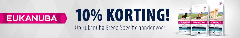 10% Korting! Eukanuba breed Honden droogvoer