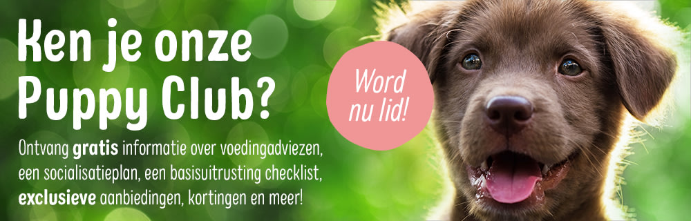 Meld je aan voor de Puppyclub!