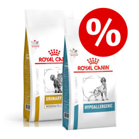 Croquettes, boîtes et sachets Royal Canin Veterinary Diet - Lots pour chien et chat