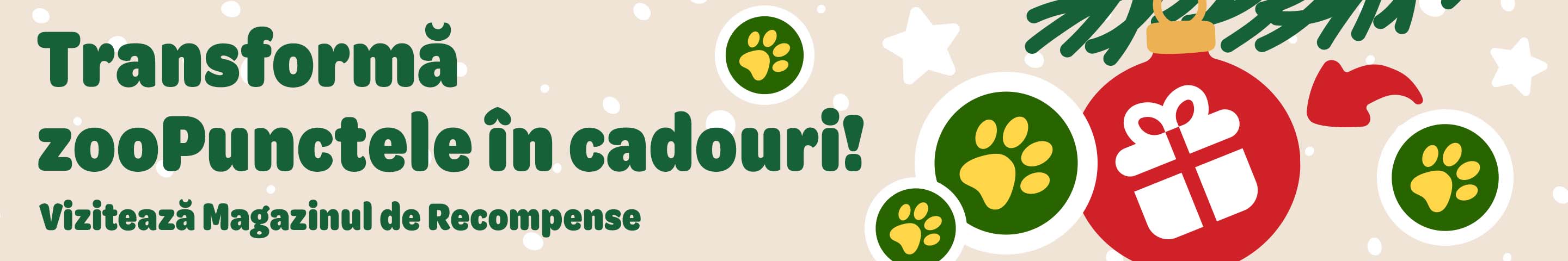 Transformă zooPunctele în cadouri! Vizitează Magazinul de Recompense 