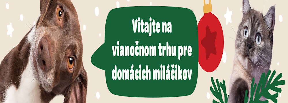 Vitajte na vianočnom trhu pre domácich miláčikov