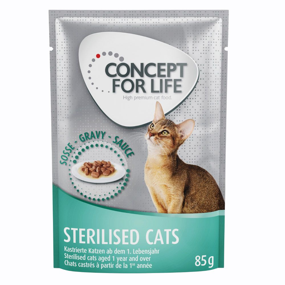 Concept for Life Sterilised Cats en sauce