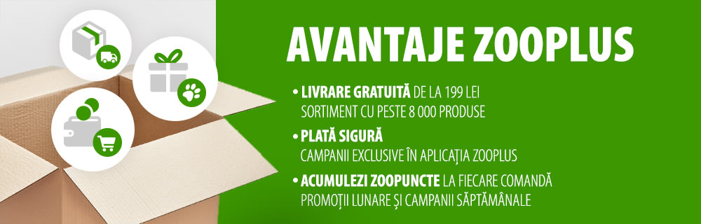 Descoperă avantajele zooplus!