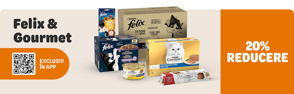 Felix & Gourmet, 20% reducere. Exclusiv în APP. 
