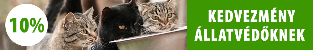 10% kedvezmény Állatvédőknek