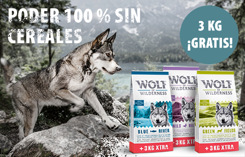 Wolf of Wilderness pienso para perros 12 + 3 kg GRATIS